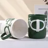 Muggar cykelform 3d keramik kaffe mugg mjölk te office koppar drinkware födelsedagspresenten
