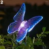 Solar LED Wai Lights Butdonfly Ptak Kształt Wodoodporna dekoracja ogrodu Lampa Lampa Świąteczna