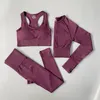 Yoga Outfits 2/3/4 pezzi senza saldatura da yoga set da donna abbigliamento da ginnastica sport sport yoga tute da yoga per la palestra di fitness set di set di mutande per le tracce di mutande per le tracce del leggings Bra 230820