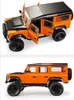 Modello Diecast autentico doppio e cinque porte grandi auto rc 4wd 1 8 crawler buggy arrampicata potente giocattolo remoto a fascio di metallo 230818