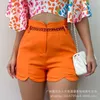 Women's Tracksuits Leopard Print Bell Sleeve Top & Shorts Set Women Matching Sets Two Piece Streetwear Orange Y2k Crop E-girl Short