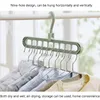 Hangers Racks Magic MultiPort Support Wonder For Clothes Drying Rack Multifunction Plastic Hanger Storage 230818