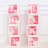 Other Event Party Supplies Transparent Letter Baby Shower Box Birthday Wedding Custom Name Balloon 1st Decorations Kids Babyshower Girl 230818