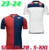 23 24 Genoa CFC Mens Soccer Jerseys Puscas Coda Ekuban Yalcin Retegui Badelj Ilsanker Strootman Sabelli Pajac Hefti Home Football Shirt