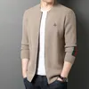 Designer Mens sweaters business jacket casual semi-turtleneck zipper Men sweater knitted cardigan casual Top