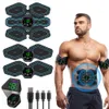 Корневые тренеры брюшной полости EMS Брюшная стимулятор мышц USB Connect ABS Fitness Equipment Training Gear Muscles Electrostulator Massage 230820