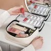 Cosmetic Bags Design Women's Bag Two-layer Waterproof Large-capacity Wash Storage Travel Multifunctional Lady Makeup Cases