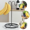 Geschirrsets Banana Rack Desktop Hakenhalter Küche Obstbügel Trauben Display Ständer Hanging Container