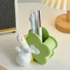 Decorative Objects Figurines Creative Desktop Pen Container Storage Device Student Desk Decoration Makeup Brush Bottle 230818