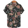 Męskie koszule 2023 Hawaiian 3D Print Shirt Vintage impreza letnie wakacje męskie szczyty s-5xl dla mężczyzn Type