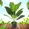 Decorative Flowers Large Artificial Plants Banana Leaves Jungle Fake Plant Home Garden Office Decoration Bonsai Tree Living Room Accessories