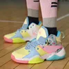 Womens Mens High Top Breathable Basketball Shoes Casual Sneakers Youth Comfortable Sports Trainers Size 35-46 Multicolor