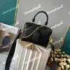 Petite Malle Souple Designer Bag Banking M45571 M45531 Mulheres Bolsas de ombro 4 Cores 20 cm Bolsas de bolsas de couro genuíno Bolsa