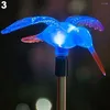 Luci da fata a led solare Butterfly Dragonfly Bird Forma di decorazione da giardino impermeabile Decorazione per la spia lampada natalizia