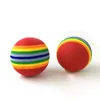 Dog Toys Chews Colorful Cat Toy Ball Interactive Play Chewing Rattle Scratch Natural Foam Training Pet Supplies 230818