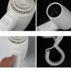 Dryer Hotel wallMounted Hair Dryer Professional Leafless Blow Dryer Negative Ion Temperature Control 2Speed Styler