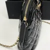 Designer Shoulder Bag Patent Leather Shell Bag Fashion Tote Chain Bag High Sense Diamond Check crossbody Purse two sizes