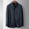 Giacca da uomo Spring e autunno New Polo Collar Version Top Medium Youth Luxury Business Casual Coat
