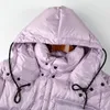 Topstoney par ljus uppvärmd jacka mäns vinter tjocka korta huva fluffig kappa