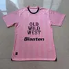 2023 2024 Palermo Futbol Forması Erkek Kiti Segre Damiani Saric Buttaro Evde Üçüncü Whie Pembe Siyah Futbol Gömlek