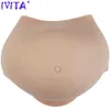 Breast Form IVITA 100% Artificial Silicone Fake Pregnant Soft Belly Realistic Silicone Pregnancy Jelly Belly For Crossdresser Unisex Cosplay 230818