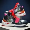 Nieuwe kinderen basketbalschoenen High Top jeugdmeisjes jongens casual sneakers professionele trainers mode sport training schoenen regenboog kleur