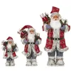 Decorative Objects Figurines Santa Claus Elk Sweater Christmas Showcase Home Doll Ornaments 230818