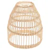 Pendant Lamps El Light Woven Rattan Shades Lamp Cover Lantern Decorative Vintage Weaving