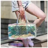 Новая туристическая сумка Sports Fitness Bag Summer Summer Simple Fashion One Plound Propertable Travel Bag Women