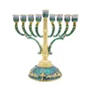 Candle Holders European Style Retro Hanukkah Menorah Religious Supplies Ornaments
