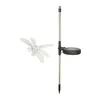 Luzes solares de fada liderada Butterfly Dragonfly Bird forma