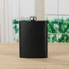 Hip Flasks Pot à vin en acier inoxydable 316 extérieur portable peinture noire russe 8 onces