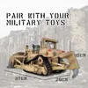 Electric RC Car product Delin D9R Desert Yellow Engineer bulldozer 1 18 multifunctional remote control engineering car children s gift 230818