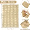 Decorative Objects Figurines Natural Rattan Webbing For Cane Projects 45Cm Woven Open Mesh Cane - Cane Webbing - Natural Rattan Webbing Roll Plastic 230818