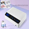 Nail Dryers 2 in 1 Rechargeable Nail Lamp with 28800mAh Battery 178W Gel Polish Dryer Cordless Manicure Machine Wireless Nail UV LED Lamp 230818
