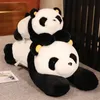 Plush Dolls 60cm-120cm Giant Panda Plush Toys Soft Sleep Pillow Cartoon Animal Bear Stuffed Baby Doll Classic Kids Birthday Gifts 230818