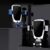 يتصاعد الهاتف الخليوي حاملي حاملي سيارة الجاذبية لصالح حامل الهاتف المحمول سيارة تنفيس الهواء المقطع الدعم للهاتف الخليوي ل iPhone لـ Huawei لنماذج الهاتف المتعددة Samsung