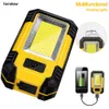 Tragbare Laternen 30W hell Cob LED Campinglicht 3Modes Notlampe 18650Batterie wiederaufladbare Out
