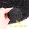 Крайчатые вьющиеся волосы плетение 3-4 сделки с пакетом Remy Emensing Human для женщин 8-20 дюймов натуральный цвет Jarin Hair Salk Sale