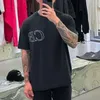 MENS CASUAL KORTSELAR TEE SVART VIT GRÖN ÖVERSIDIGT T-SHIRTS BOMULL T SHIRTS Män kvinnor Hip Hop Streetwear MG230256