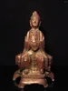 Dekoracyjne figurki Old Chinese Copper Wen-Guan Statue