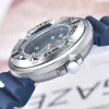 AA City Luksus Ruch napęd na zegarek sportowe męskie zegarki gumowy pasek kwarcowy Eco Luminous Waterproof Analogwatch Analog Auto Data Rotat Bezel Montre de Luxe
