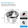 Bath Accessory Set Kitchen Bathroom Basin Trim Sink Hole Round Overflow Drain Cap Cover Ring Hollow Wash