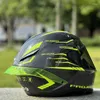 Motorcycle Helmets DOT Approved Helmet Full Face Safe Cascos Women And Men Racing Motocross Green Luminous Carbon Fiber