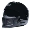Motosiklet kaskları serin siyah tam yüz kask erkekler motokros casco moto motosiklet yarış bisikletçisi dot sertifikasyon abs
