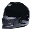 Capacetes de motocicleta Cool preto Face Fleme Capace