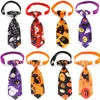 Hondenkleding Pet Halloween Bow Tie Series Pumpkin Skull Head Accessoire Collar Cat -accessoires voor kleine 230818