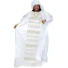 Vestidos de roupas étnicas Africanas para casais Vestido tradicional de bordado de bordado com lenço de casal de lenço 230818