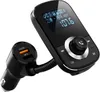 HY90 Bluetooth 5.0 Car FM Transmitter Handsfree Wireless MP3 Player QC3.0 USB Quick Charger Car Kit