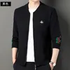 Designer Mans Sweater Cardigan Schergola Slimt Slip maschi da maschi da baseball Morte Baseball Abiti 2023 Nuovo cappotto da maglia autunnale alla moda